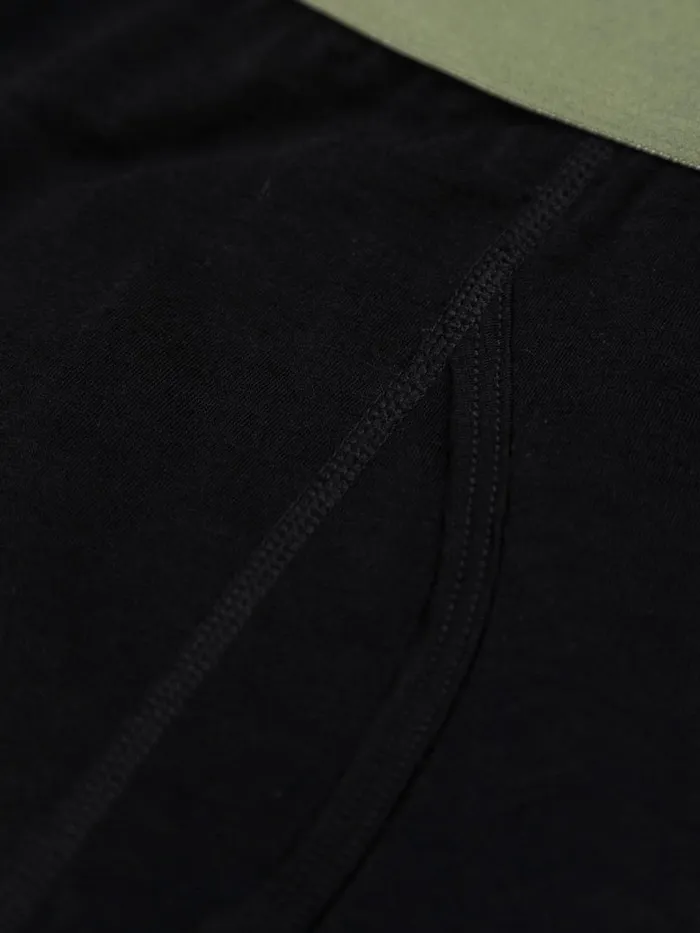 Men Eddy 20 Merino Wool Long Johns Blackolive Finisterre Base Layers and Underwear