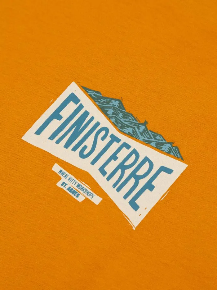 Men Emblem TShirt Harvest Gold Finisterre TShirts