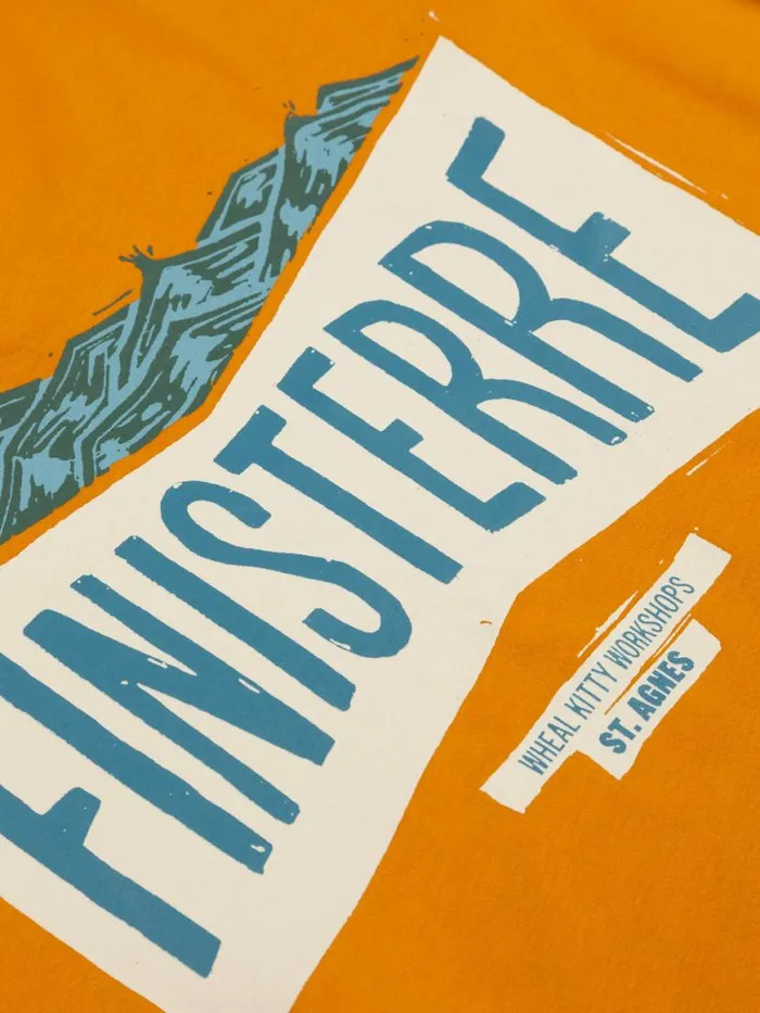 Men Emblem TShirt Harvest Gold Finisterre TShirts