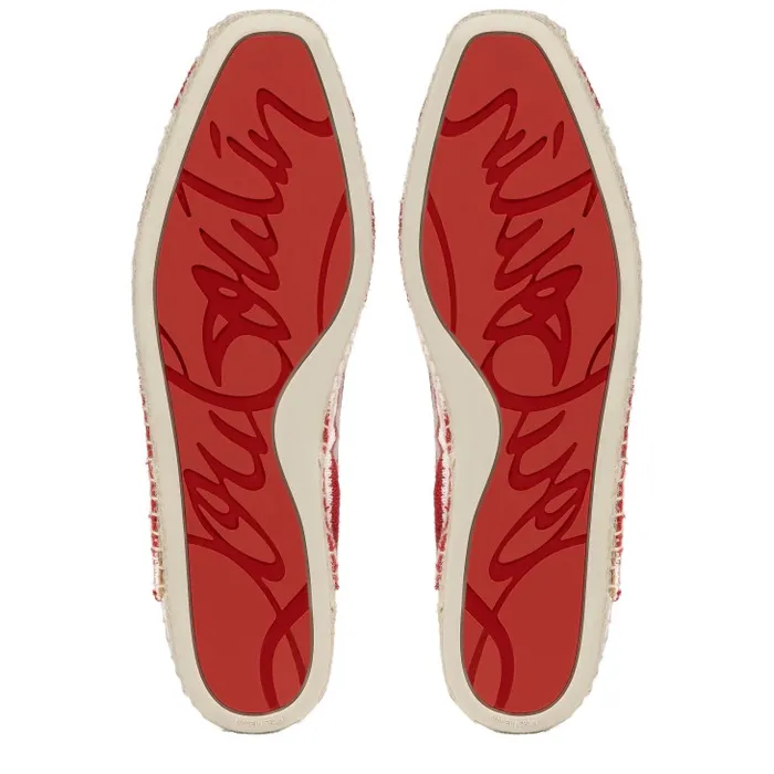 Men Espadon AC Espadrilles 8211 Malha Printed Fabric 8211 Loubi Christian Louboutin Sandals and Espadrilles