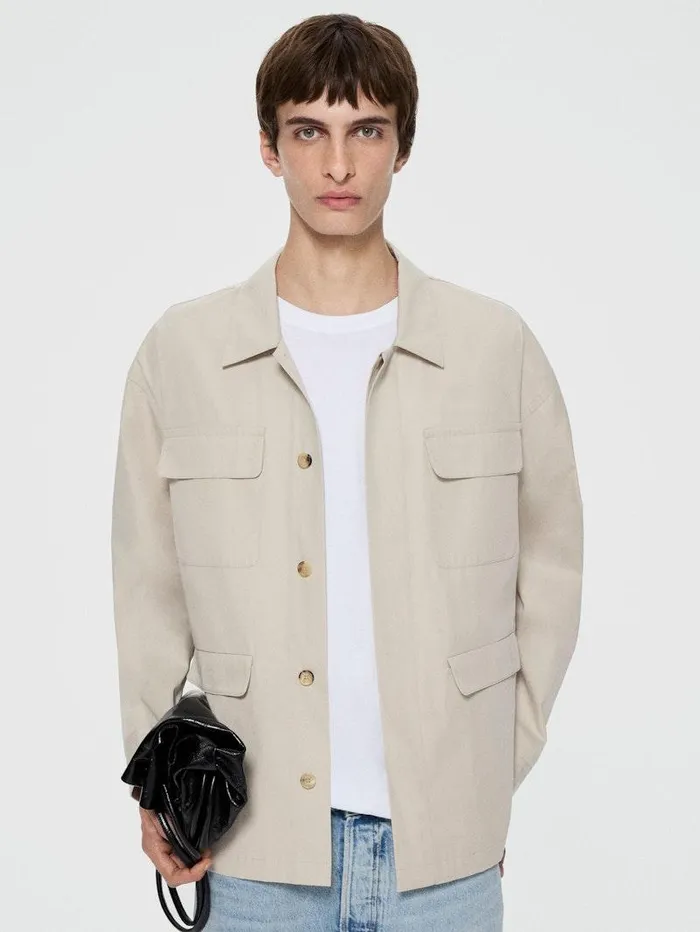 Men FRAME Jackets and Coats Light Multi Pocket Jacket Men FRAME Jackets and Coats Light Multi Pocket Jacket
