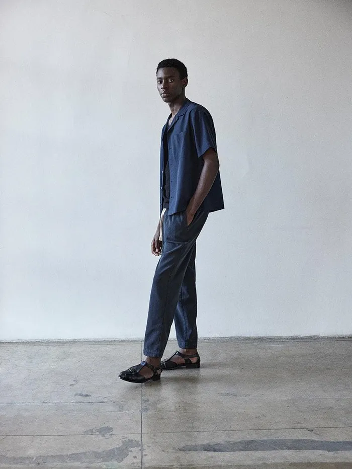 Men FRAME Shirts Short Sleeve Camp Collar Shirt Men FRAME Shirts Short Sleeve Camp Collar Shirt