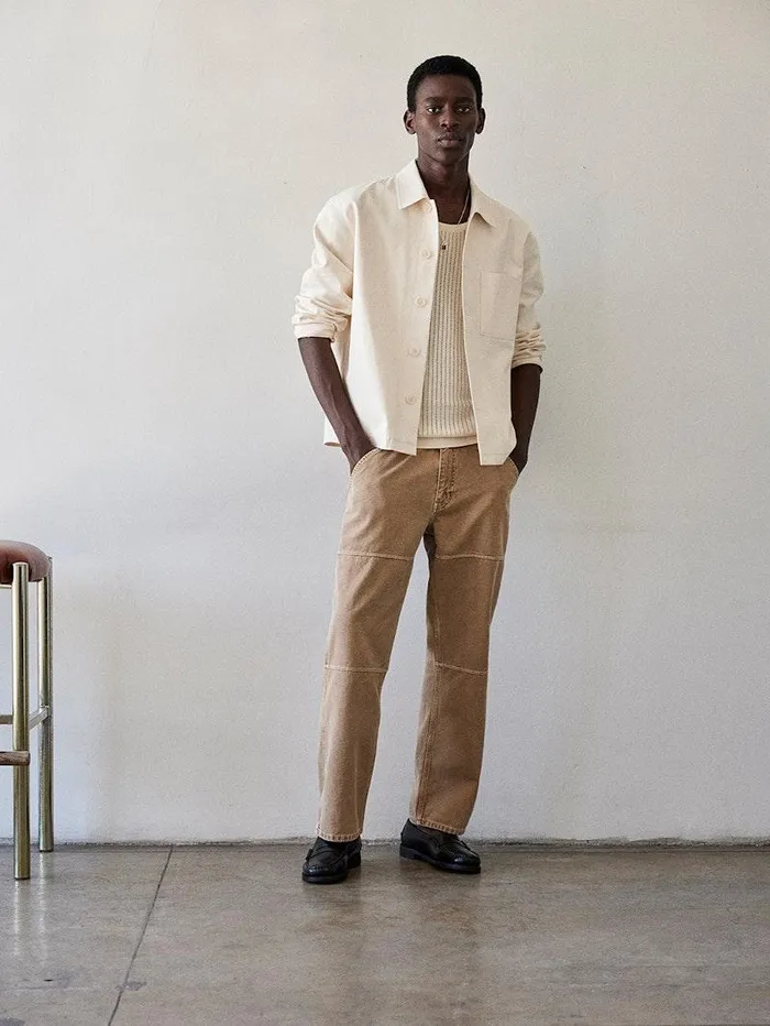 Men FRAME Straight Canvas Workwear Pant Men FRAME Straight Canvas Workwear Pant