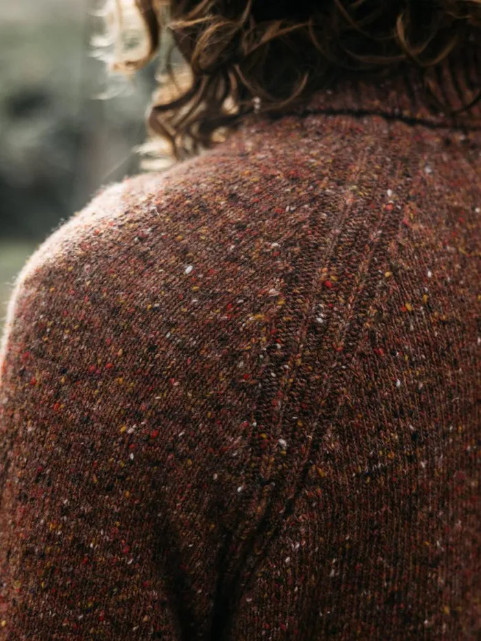 Men Furlong Roll Neck Jumper Spice Finisterre Knitwear