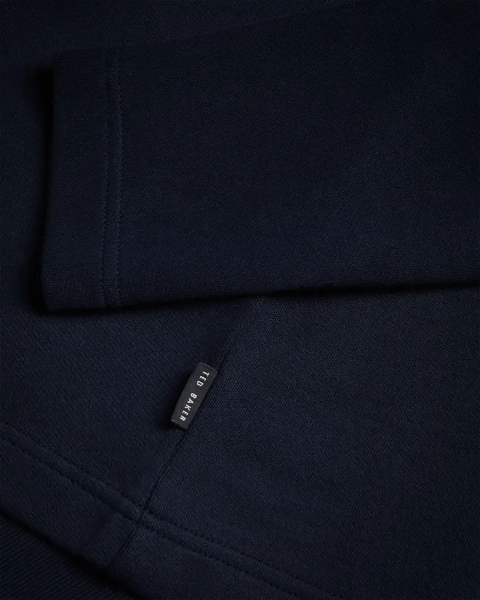 Men GAZINE 8211 Long Sleeve Half Zip Pullover Navy Ted Baker Tops