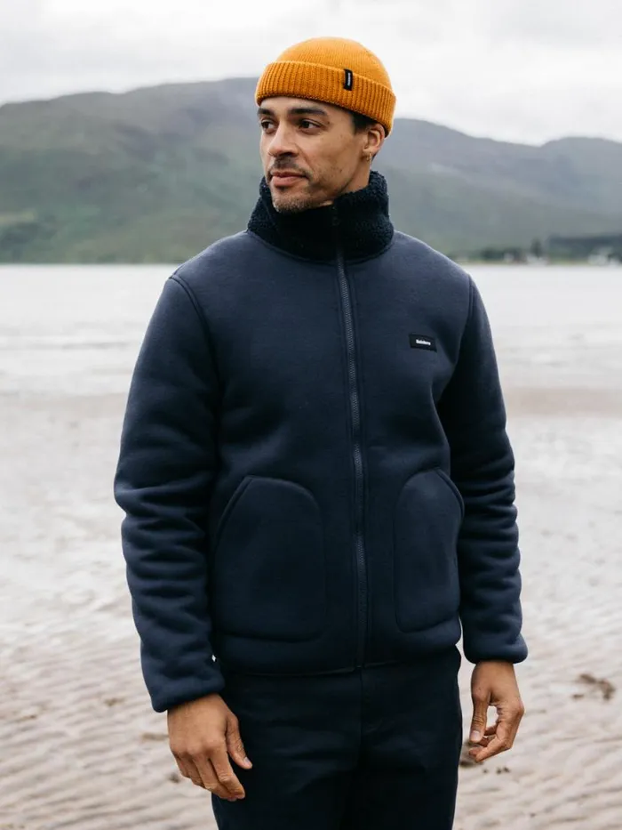 Men Goodwin Fleece Navy Finisterre Fleece