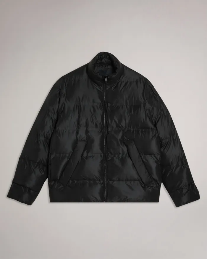 Men GRAVTY 8211 Heavy Wadded Coat Black Ted Baker Coats and Jackets