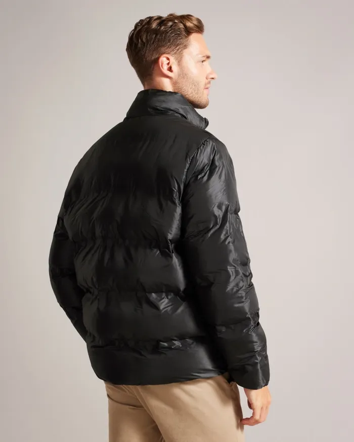 Men GRAVTY 8211 Heavy Wadded Coat Black Ted Baker Coats and Jackets