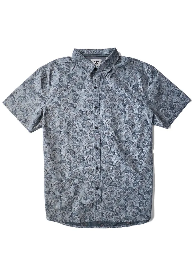 Men Greenhouse Ss Eco Ss Shirt Navy Shirts and Flannels Vissla
