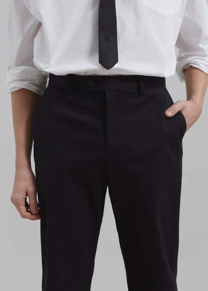Men Gregory Trousers 8211 Black The Frankie Shop Bottoms