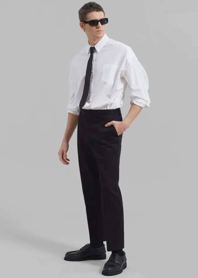 Men Gregory Trousers 8211 Black The Frankie Shop Bottoms