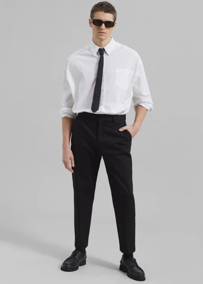 Men Gregory Trousers 8211 Black The Frankie Shop Bottoms