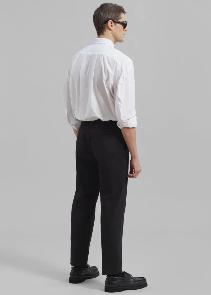 Men Gregory Trousers 8211 Black The Frankie Shop Bottoms