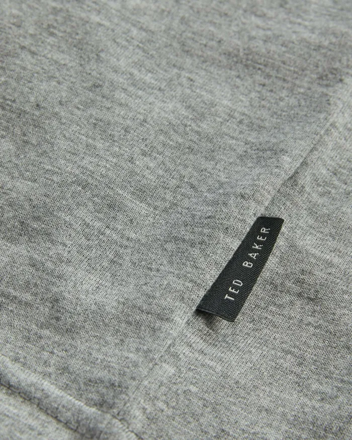 Men HELPA 8211 Short Sleeve T Shirt Greymarl Ted Baker Tops Men HELPA 8211 Short Sleeve T Shirt Greymarl Ted Baker Tops