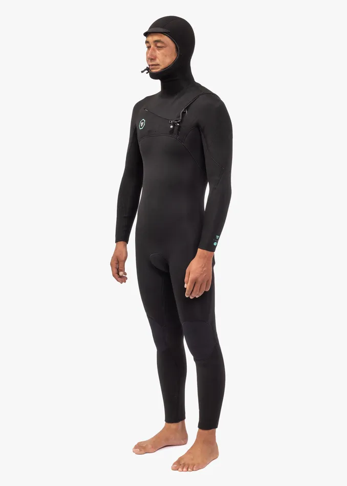 Men Hooded Wetsuits Vissla 7 Seas 65 Full Hooded Chest Zip Wetsuit Black Men Hooded Wetsuits Vissla 7 Seas 65 Full Hooded Chest Zip Wetsuit Black