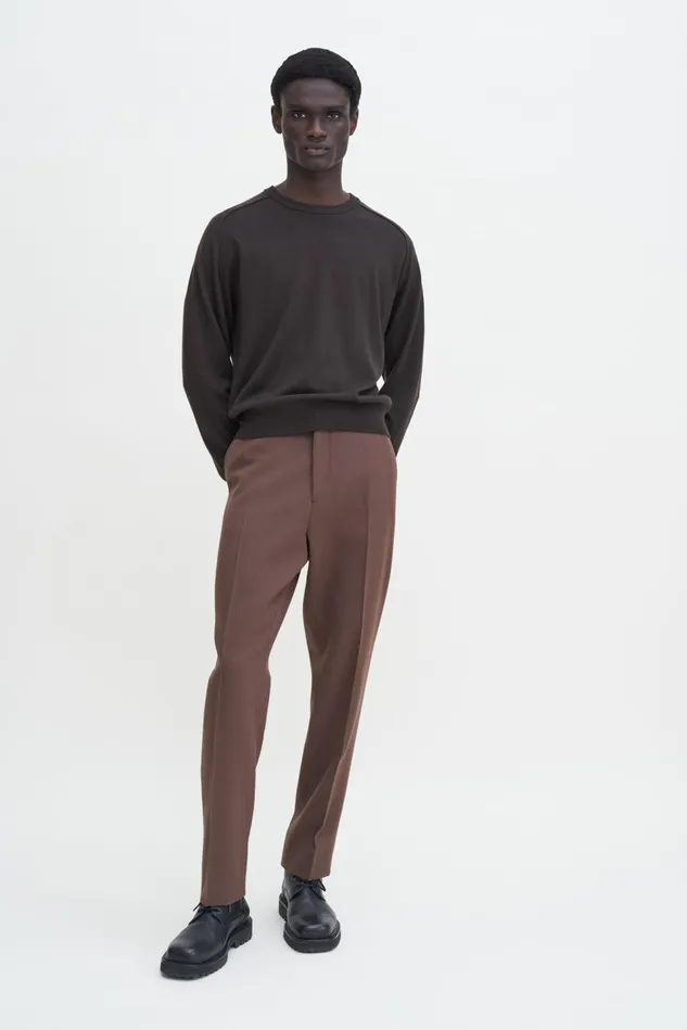 Men InsideOut Sweater Mocha Filippa K Knitwear
