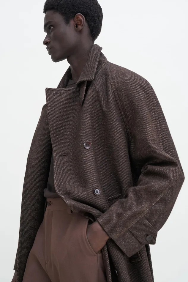 Men InsideOut Sweater Mocha Filippa K Knitwear
