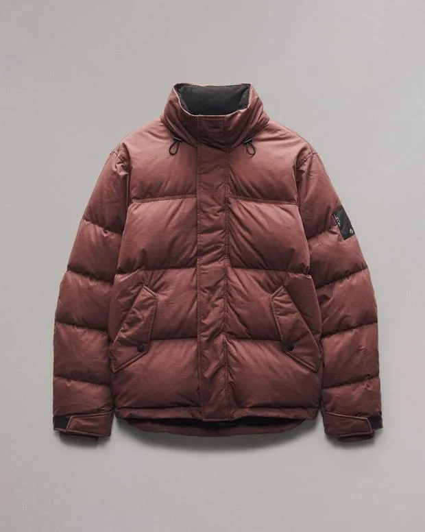Men Jackets and Coats Rag and Bone Bubble Down Jacket Mahogany