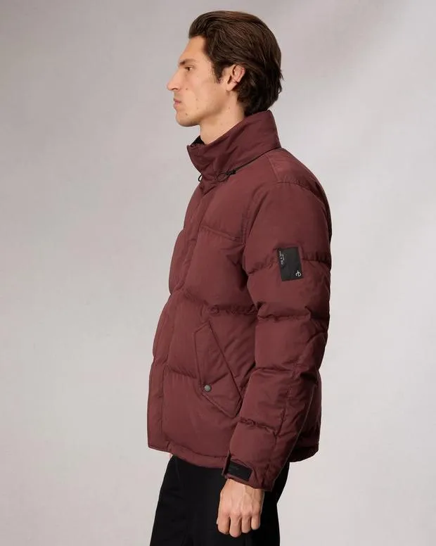 Men Jackets and Coats Rag and Bone Bubble Down Jacket Mahogany