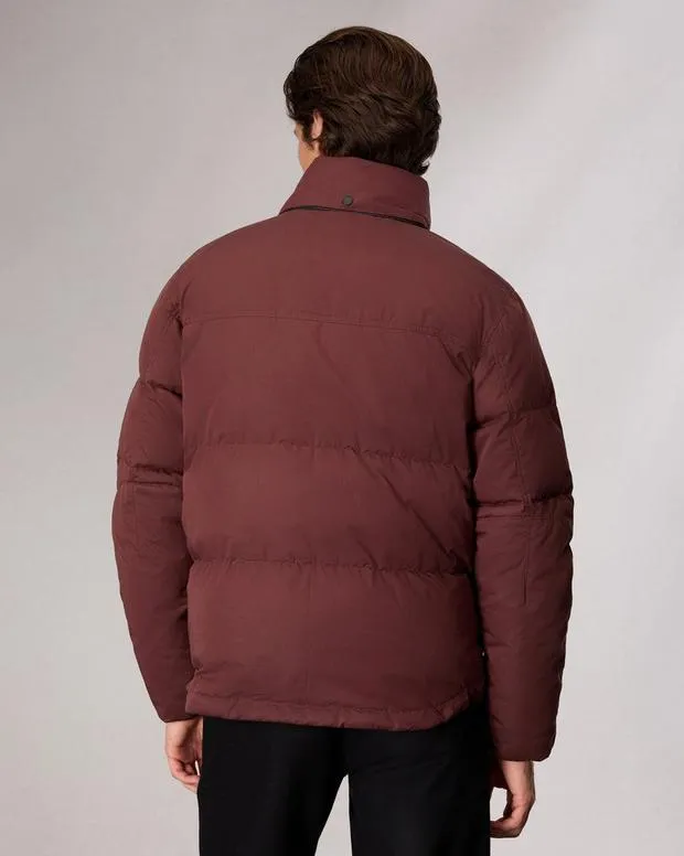 Men Jackets and Coats Rag and Bone Bubble Down Jacket Mahogany