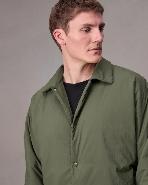 Men Jackets and Coats Rag and Bone Henderson Shirt Jacket Forest Green