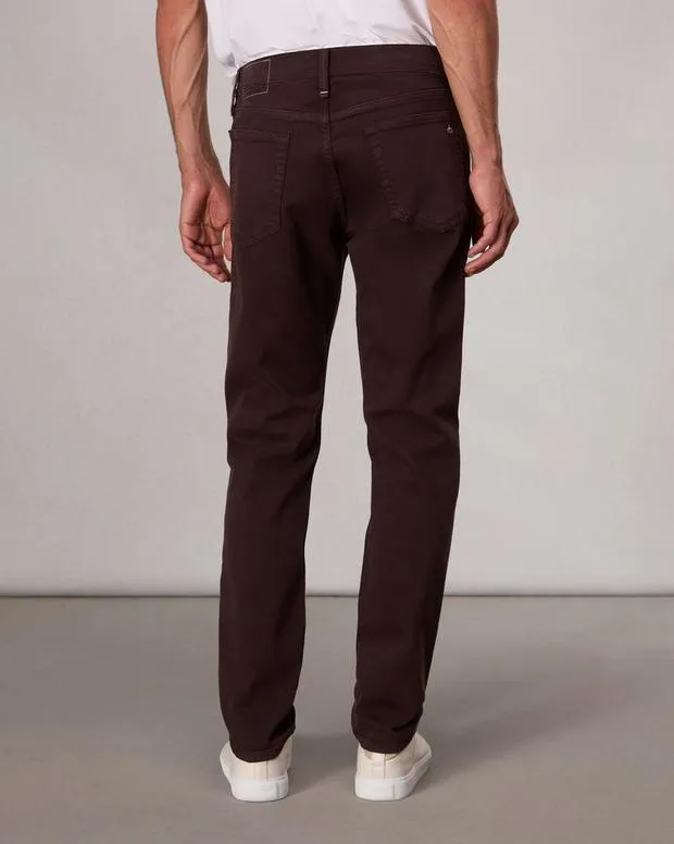 Men Jeans Rag and Bone Fit 2 Slim Fit Jean Aero Stretch Denim Dark Red