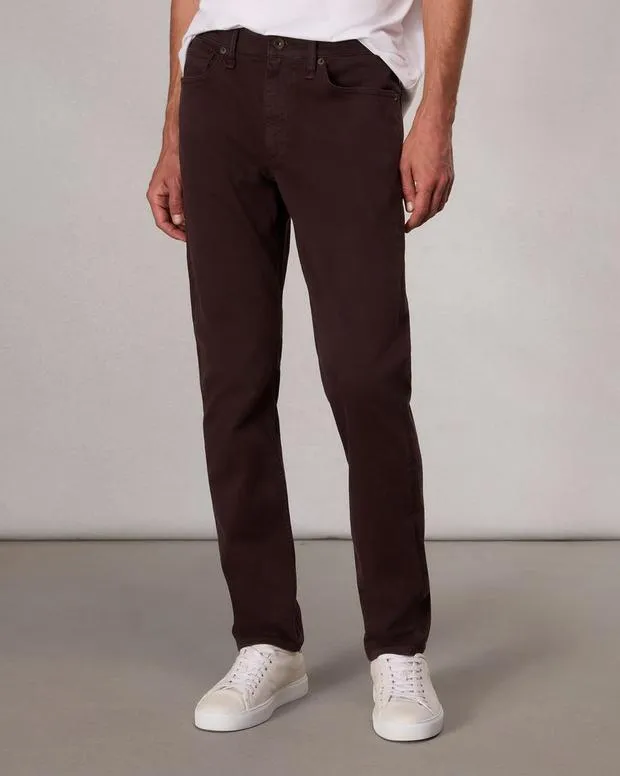 Men Jeans Rag and Bone Fit 2 Slim Fit Jean Aero Stretch Denim Dark Red