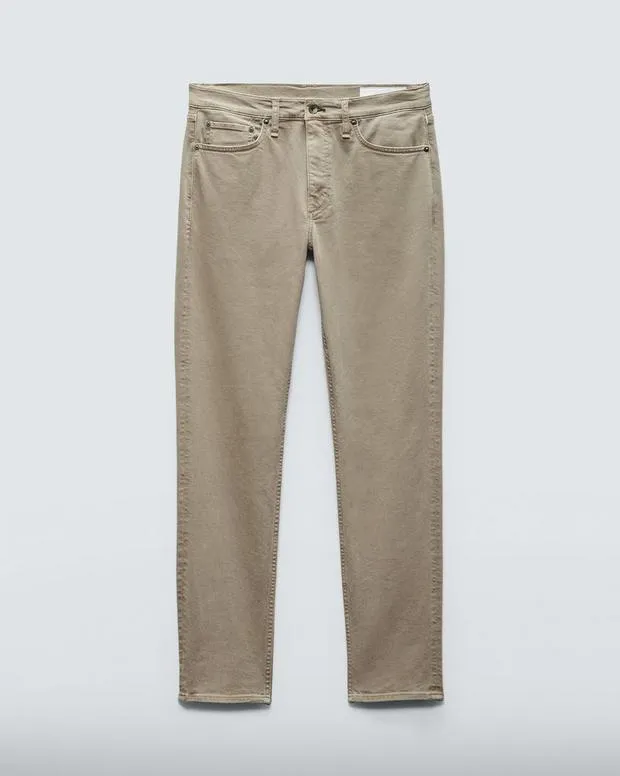 Men Jeans Rag and Bone Fit 2 Slim Fit Jean Aero Stretch Denim Dark Taupe