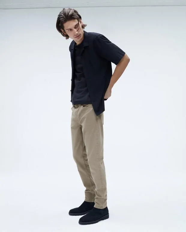 Men Jeans Rag and Bone Fit 2 Slim Fit Jean Aero Stretch Denim Dark Taupe