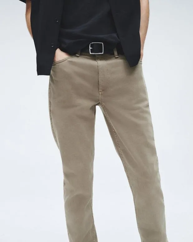 Men Jeans Rag and Bone Fit 2 Slim Fit Jean Aero Stretch Denim Dark Taupe