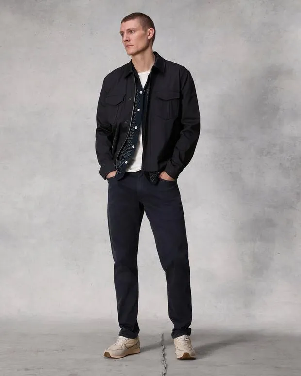 Men Jeans Rag and Bone Fit 2 Slim Fit Jean Aero Stretch Denim Navy