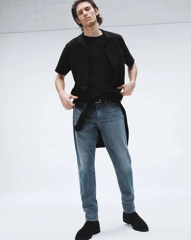 Men Jeans Rag and Bone Fit 3 Athletic Fit Jean Authentic Stretch Denim Gordon