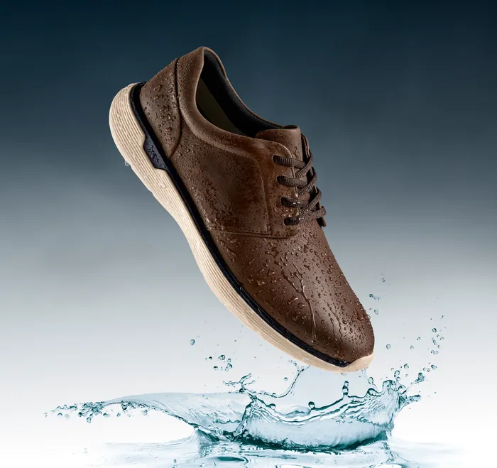 Men Johnston and Murphy XC4 Prentiss 2 Plain Toe Stone Oiled Waterproof Full Grain Shoes