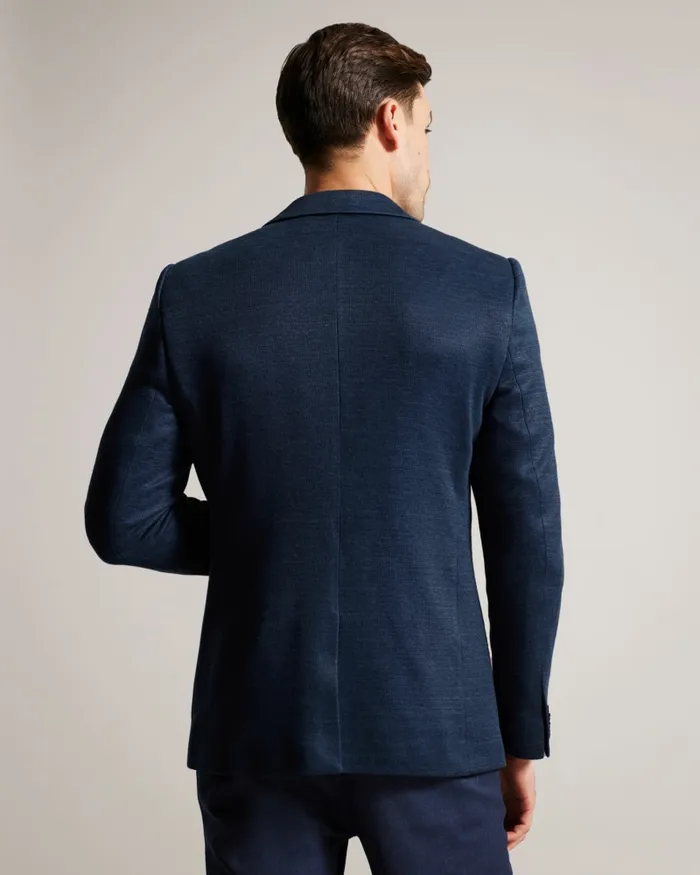 Men KEANUJ 8211 Slim Fit Jersey Blazer Navy Ted Baker Suits