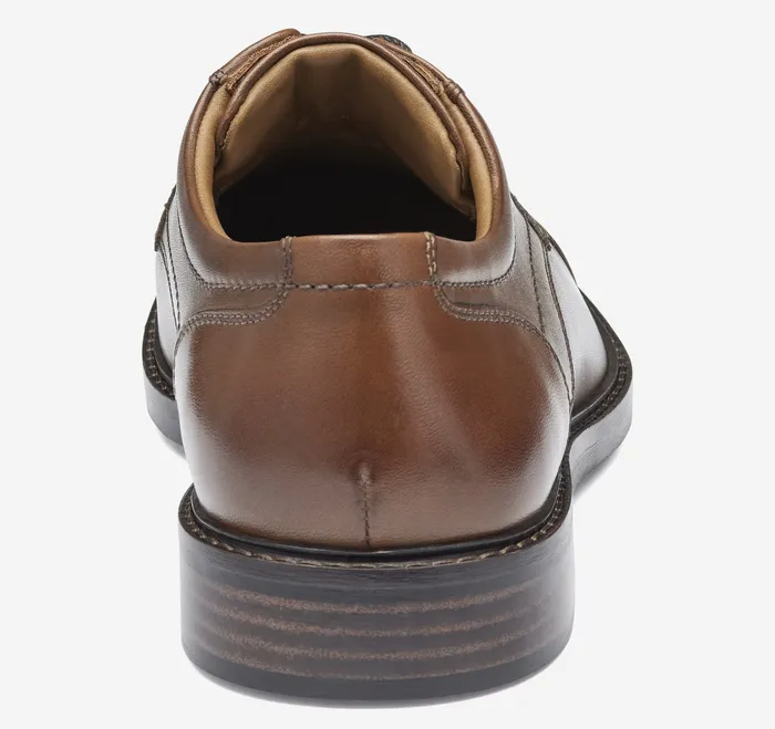 Men LaceUps Johnston and Murphy Mason Cap Toe Tan Full Grain