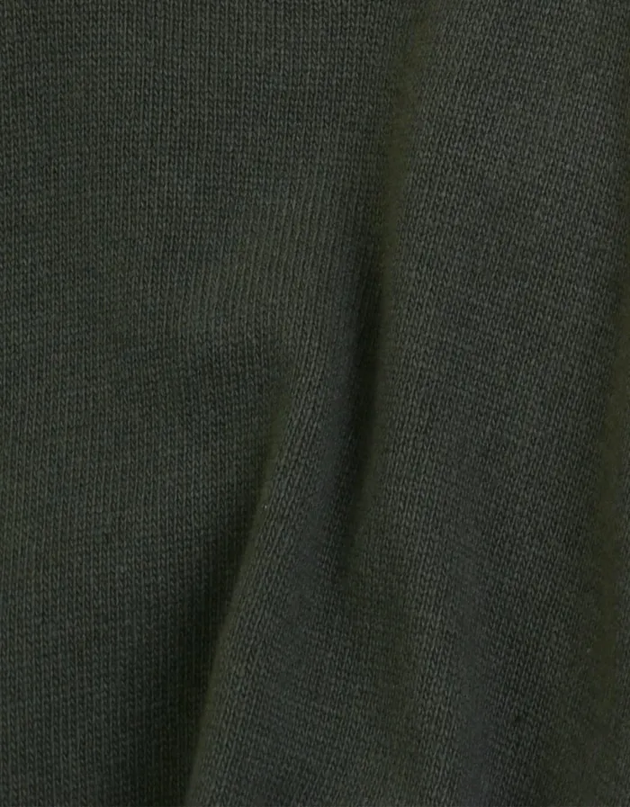 Men Light Merino Wool Crew Emerald Green Colorful Standard Knit Sweaters