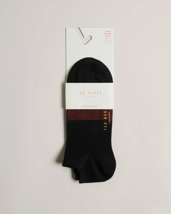 Men LOWSOCK 8211 Trainer Socks Black Ted Baker Socks