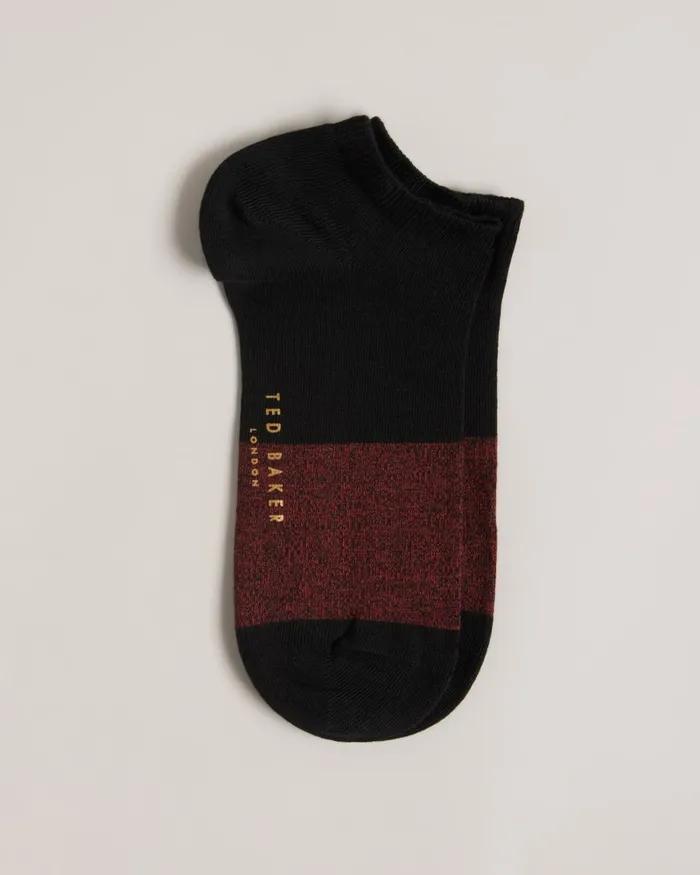 Men LOWSOCK 8211 Trainer Socks Black Ted Baker Socks