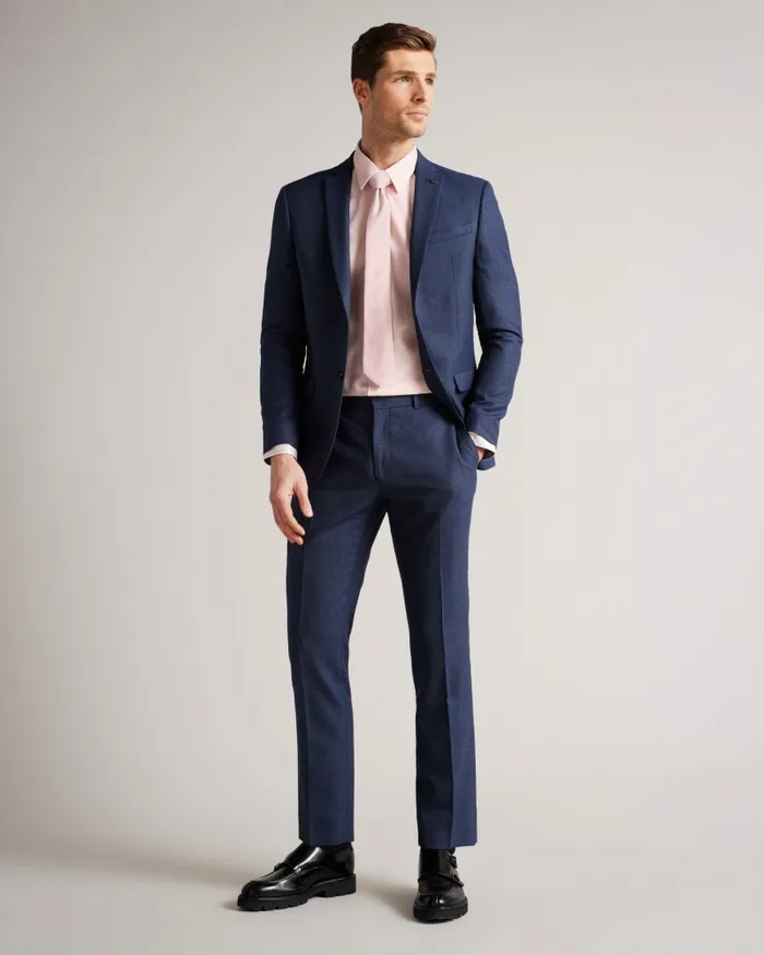 Men MAELOSS 8211 Long Sleeve Slim Fit Shirt Pale Pink Ted Baker Shirts Men MAELOSS 8211 Long Sleeve Slim Fit Shirt Pale Pink Ted Baker Shirts