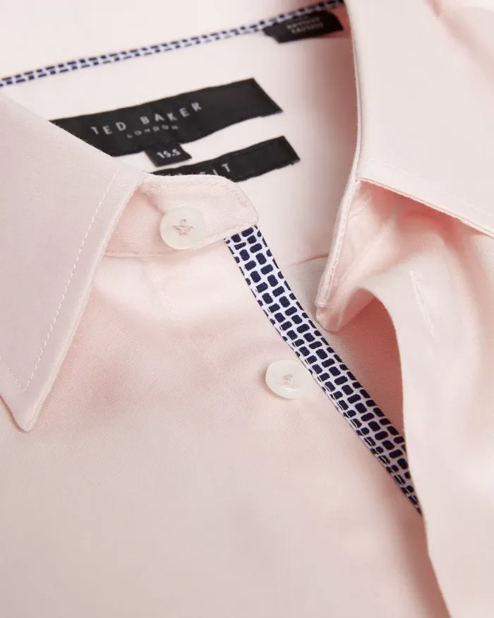 Men MAELOSS 8211 Long Sleeve Slim Fit Shirt Pale Pink Ted Baker Shirts Men MAELOSS 8211 Long Sleeve Slim Fit Shirt Pale Pink Ted Baker Shirts