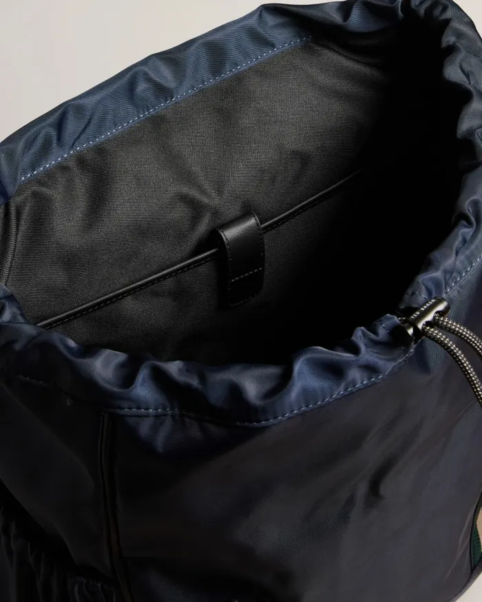 Men MATEW 8211 Twill Retro Sport Backpack Navy Ted Baker Backpacks