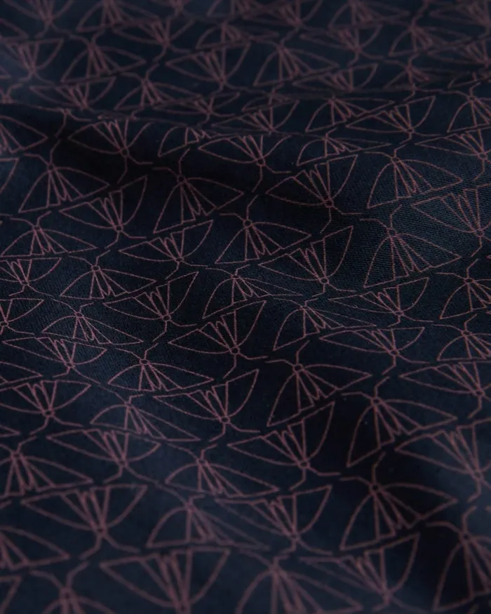 Men MATLOCK 8211 Long Sleeve Geometric Moth Print Shirt Navy Ted Baker Shirts Men MATLOCK 8211 Long Sleeve Geometric Moth Print Shirt Navy Ted Baker Shirts