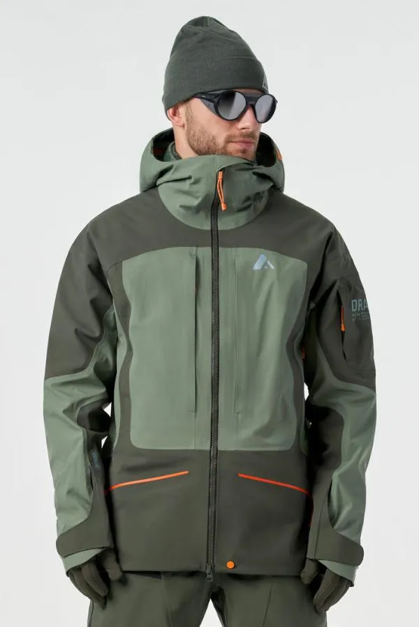 Men MtnX Highland 3L Hybrid JacketDark Leaf Orage Jackets