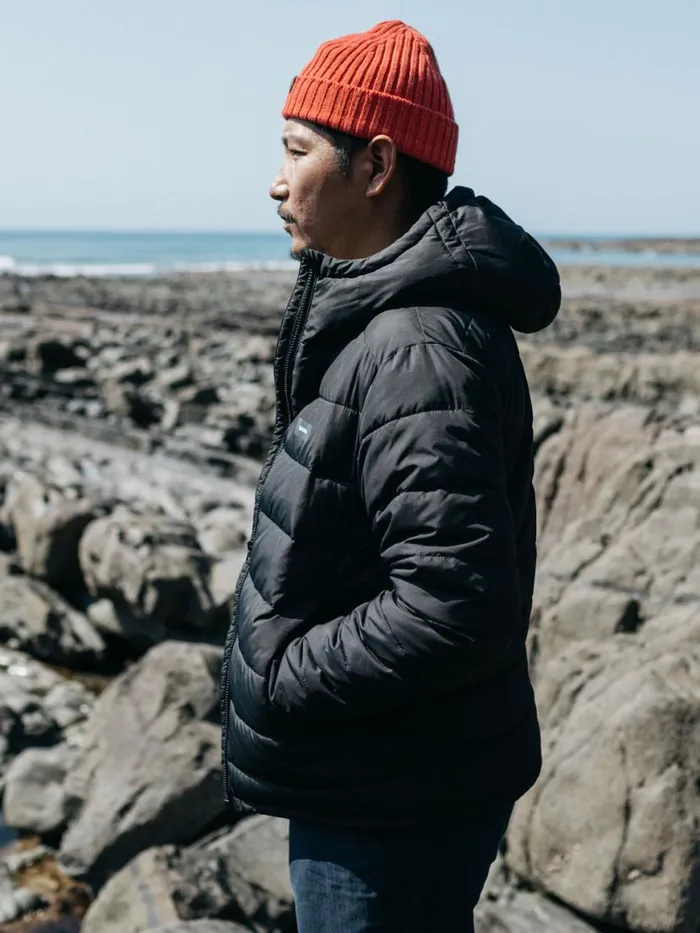 Men Nebulas Insulated Jacket Black Finisterre Jackets Coats and Gilets