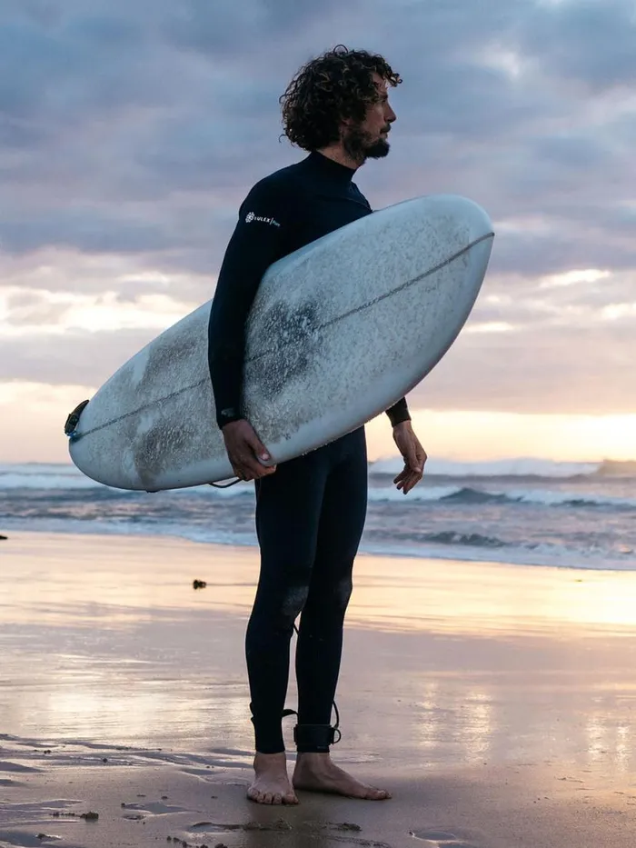 Men Nieuwland 3525mm Yulex Chest Zip Wetsuit Ink Finisterre Wetsuits