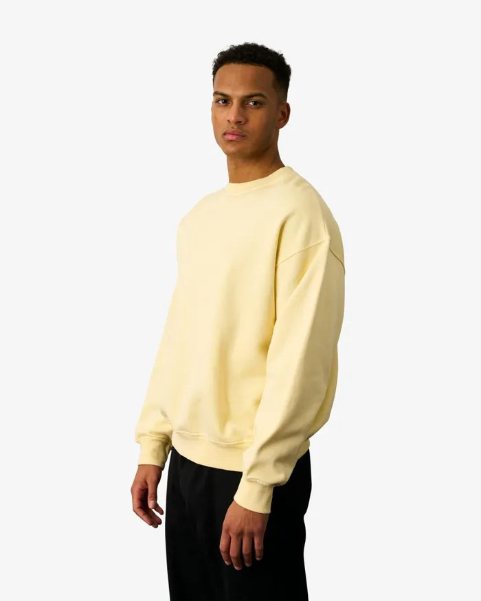 Men Organic Oversized Crew Oxblood Red Colorful Standard Crewneck Sweatshirts