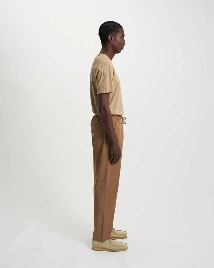 Men Organic Twill Pants Steel Blue Colorful Standard Pants