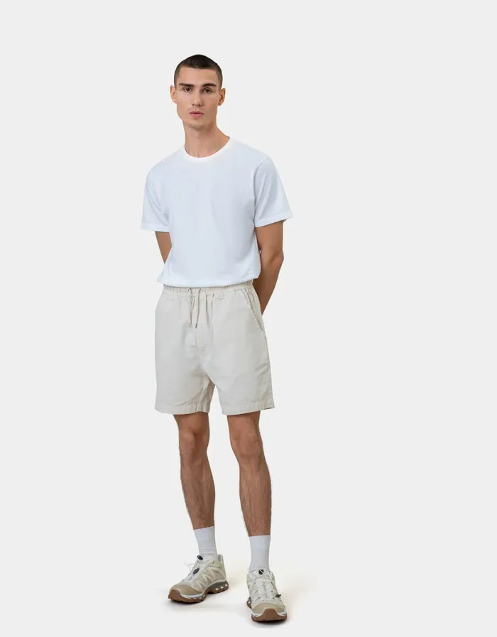 Men Organic Twill Shorts Soft Yellow Colorful Standard Shorts
