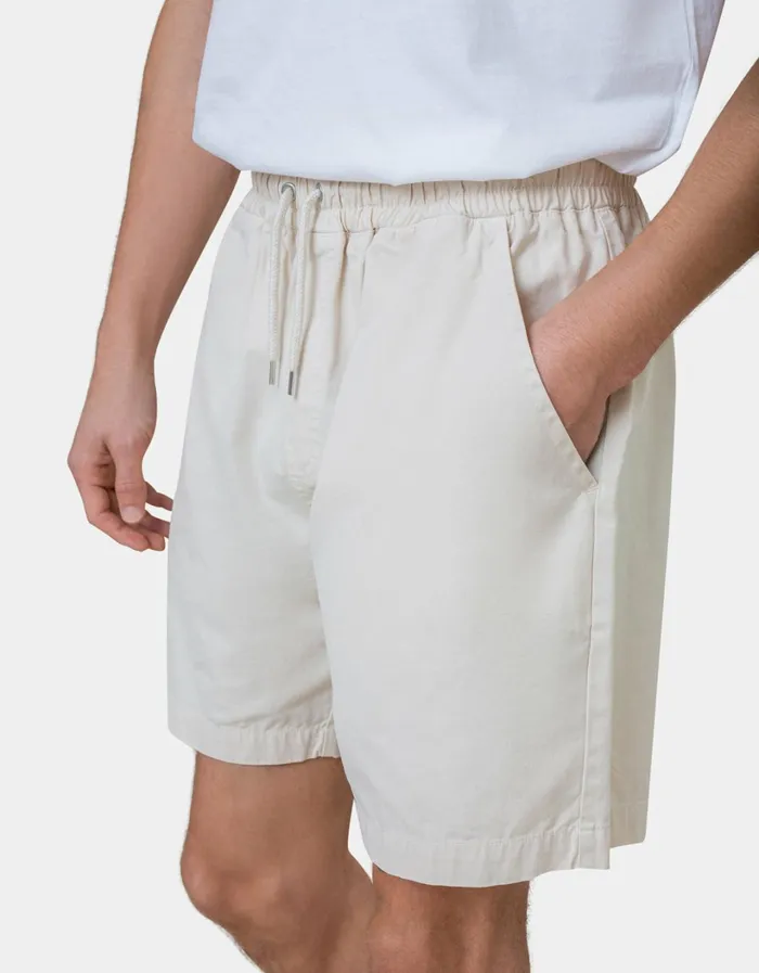 Men Organic Twill Shorts Soft Yellow Colorful Standard Shorts