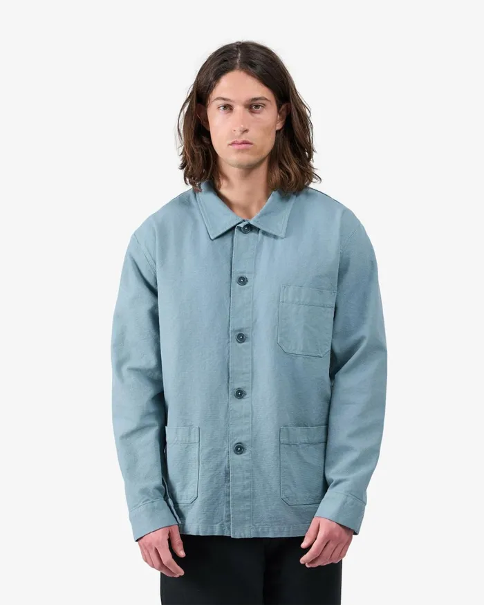 Men Organic Workwear Jacket Deep Black Colorful Standard Workwear Jackets